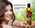 Royale Organics Sweet Almond Oil for Facial Skin – Body- Head massage 100% Naturally Best Moisturizer and Relaxing Massage Oil, Organic Carrier base for Essential Oils, Non-Greasy Light Feel- Extracted from Authentic Kashmiri Badam 100 ml + 100 ml (1+ 1 Free Limited Offer)